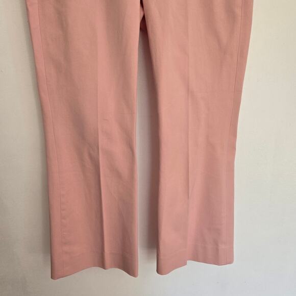 J. Crew Teddie Kick Crop Pants Pink Workwear Zip Pockets Mid Rise Women 2 - Picture 5 of 12